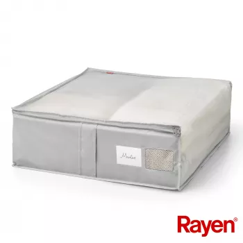Caixa de cobertores RAYEN Premium cinzento 65x55x20cm
