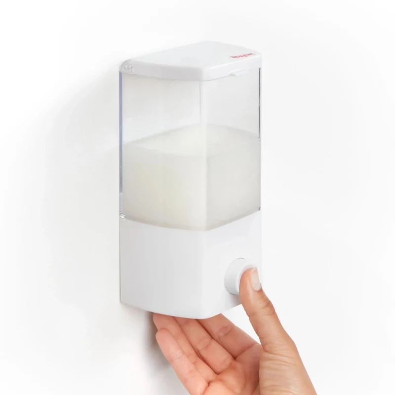 Dispensador de sabão líquido RAYEN / branco / 400ml