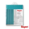 Cortinado de duche RAYEN 180x200cm azul-claro, poliéster