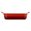 Assadeira retangular LE CREUSET Heritage grés 26x19cm / 2,4L vermelho