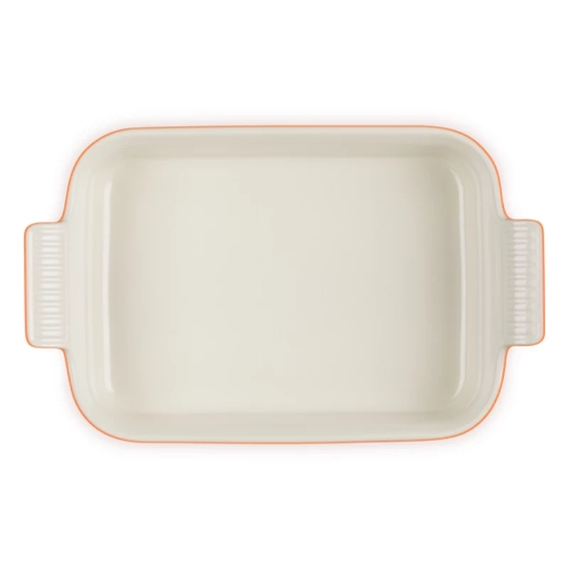 Assadeira retangular LE CREUSET Heritage grés 26x19cm / 2,4L vermelho