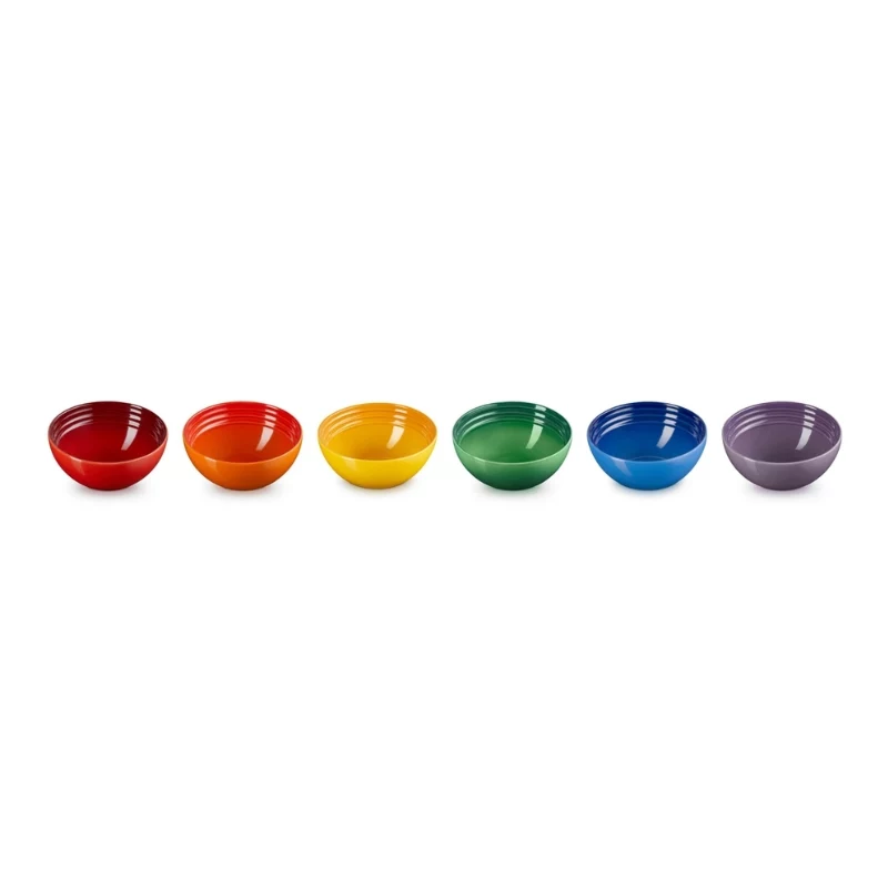 Conjunto de 6 taças de grés LE CREUSET 330ml em várias cores