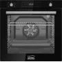 Simfer BI-81608P forno de encastrar pirolítico, 80 l, 10 funções, controlo eletrónico por toque, classe de eficiência energética A, preto