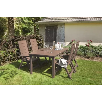 Keter Futura mesa de jardim castanho 29197868599