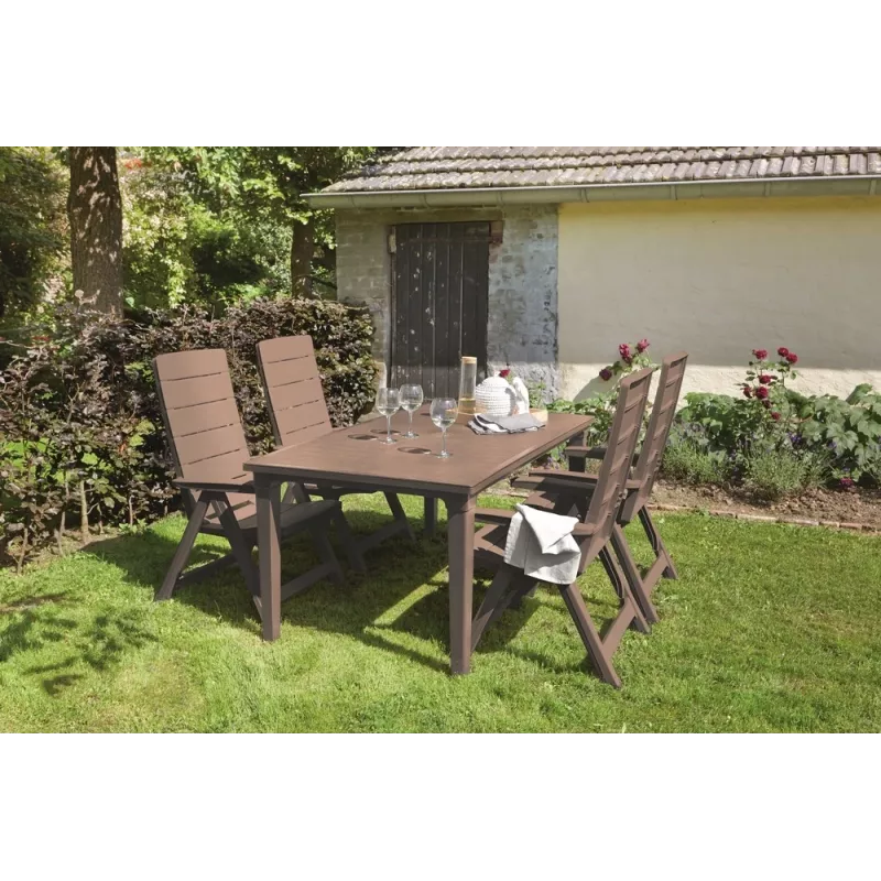 Keter Futura mesa de jardim castanho 29197868599