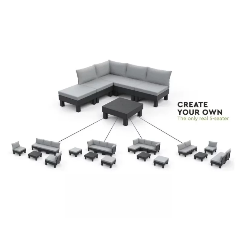 KETER cadeira de jardim Element cinzento/cinzento-claro 29212923900