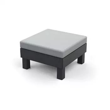 KETER banco/mesa de jardim Element com almofada cinzento/cinzento-claro