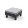 KETER banco/mesa de jardim Element com almofada cinzento/cinzento-claro