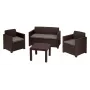 Conjunto de mobiliário de jardim KETER Alabama castanho