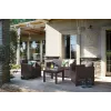 Conjunto de mobiliário de jardim KETER Alabama castanho