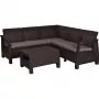 Conjunto de mobiliário de jardim KETER Corfu Relax castanho