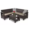 Conjunto de mobiliário de jardim KETER Corfu Relax castanho