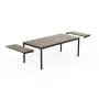 Mesa de jardim extensível KETER Deco Porto Nova extensível 200-280 efeito freixo/preto