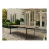 Mesa de jardim extensível KETER Deco Porto Nova extensível 200-280 efeito freixo/preto