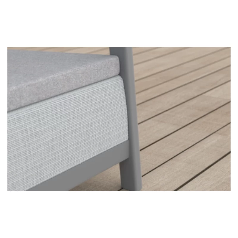 Conjunto de mobiliário de jardim KETER Scandi Linea conjunto de varanda cinzento-claro/cinzento-aço-escuro