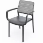 Cadeira de jardim KETER Deco Porto poltrona cinzento-claro/cinzento