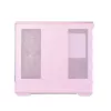 Zalman P30 V2, caixa de PC mATX Mini Tower, 3 ventoinhas ARGB de 120 mm, rosa