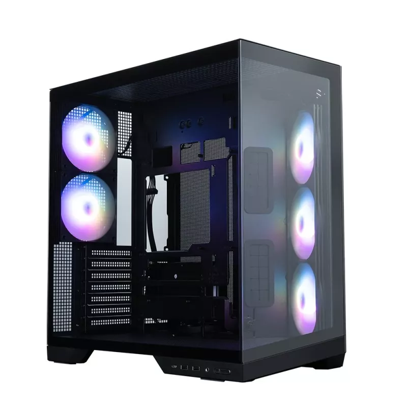Zalman D50, caixa de PC ATX Mid Tower, 3 ventoinhas de 120 mm, preto
