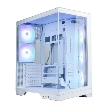 Zalman D50 caixa de PC ATX Mid Tower, 3x 120mm ventoinhas, branco
