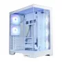 Zalman D50 caixa de PC ATX Mid Tower, 3x 120mm ventoinhas, branco
