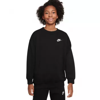 Nike Sportswear Club Fleece sweatshirt criança preto FD2923 010 L
