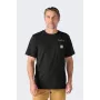 T-shirt Carhartt Irvine Hard Work PRETO