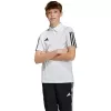 T-shirt adidas Tiro 23 Competition Cotton para criança branca IC4576 140cm