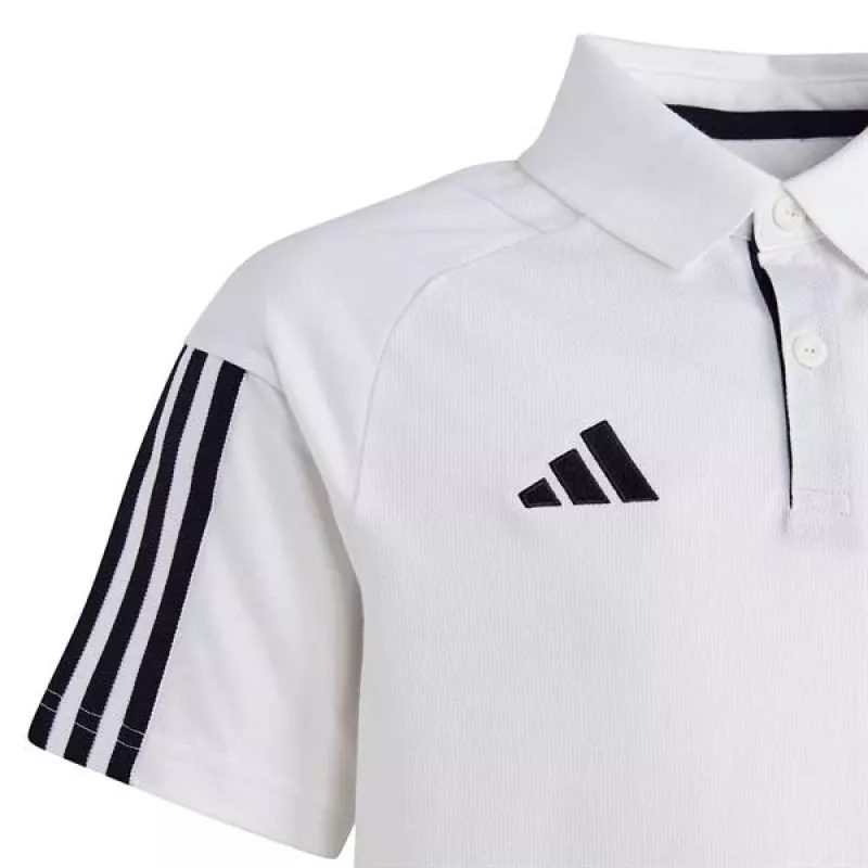 T-shirt adidas Tiro 23 Competition Cotton para criança branca IC4576 140cm
