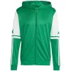 Camisola com capuz adidas Squadra 25 Hoody para homem verde e branca JP3164 S