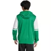 Camisola com capuz adidas Squadra 25 Hoody para homem verde e branca JP3164 S