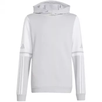 Camisola com capuz adidas Squadra 25 Sweat Hoody para criança cinzenta JD4808 128cm