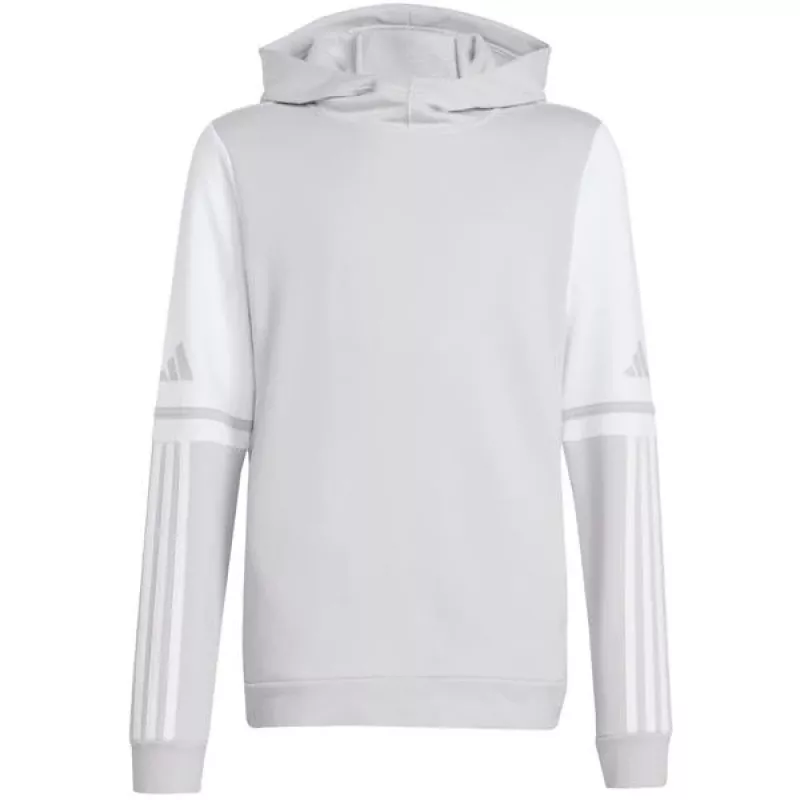 Camisola com capuz adidas Squadra 25 Sweat Hoody para criança cinzenta JD4808 128cm