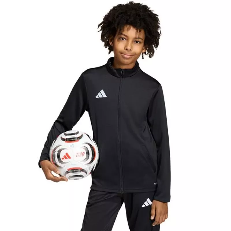 Sweatshirt de treino adidas Entrada 26 para criança preto JZ6608 140cm