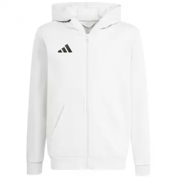 Sweatshirt com fecho adidas Entrada 26 Full Zip criança branco KH1783 164cm