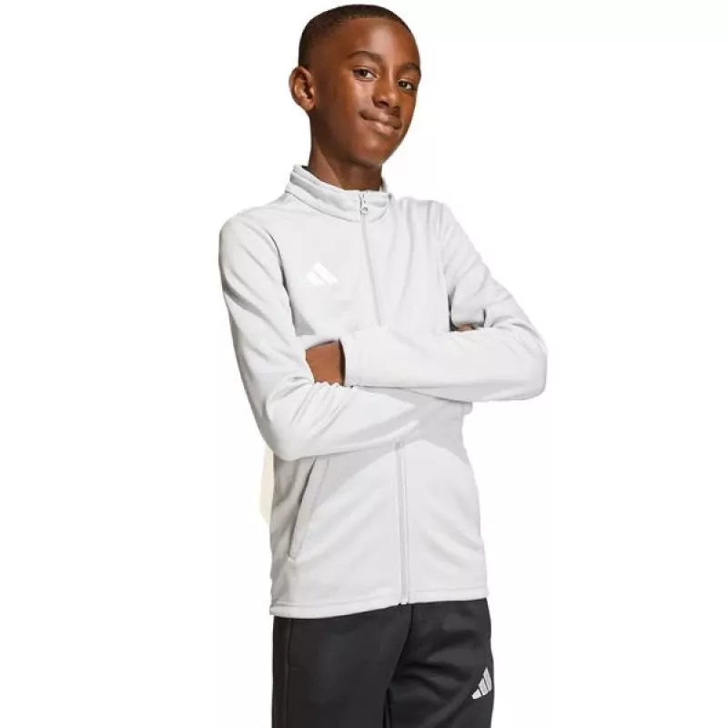 Casaco de treino adidas Entrada 26 Track criança cinzento-claro JZ6610 152cm