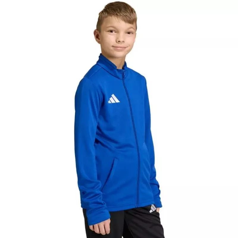 Sweatshirt de treino adidas Entrada 26 Track criança azul JZ6607 128cm