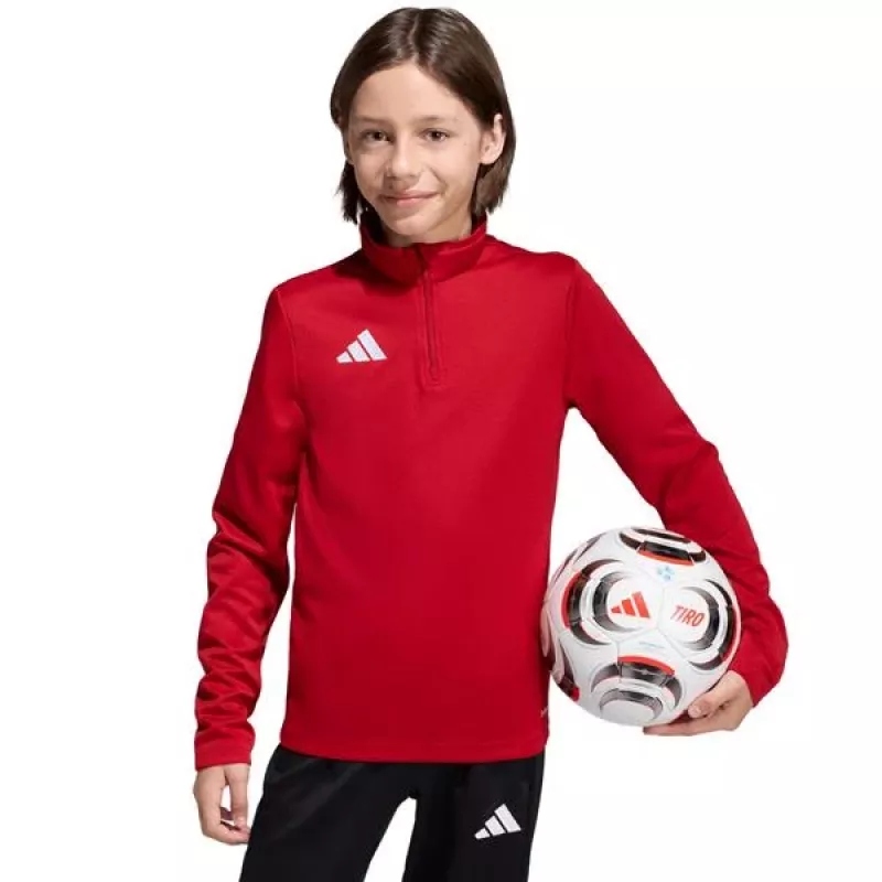 Sweatshirt de treino adidas Entrada 26 criança vermelho JZ6636 116cm