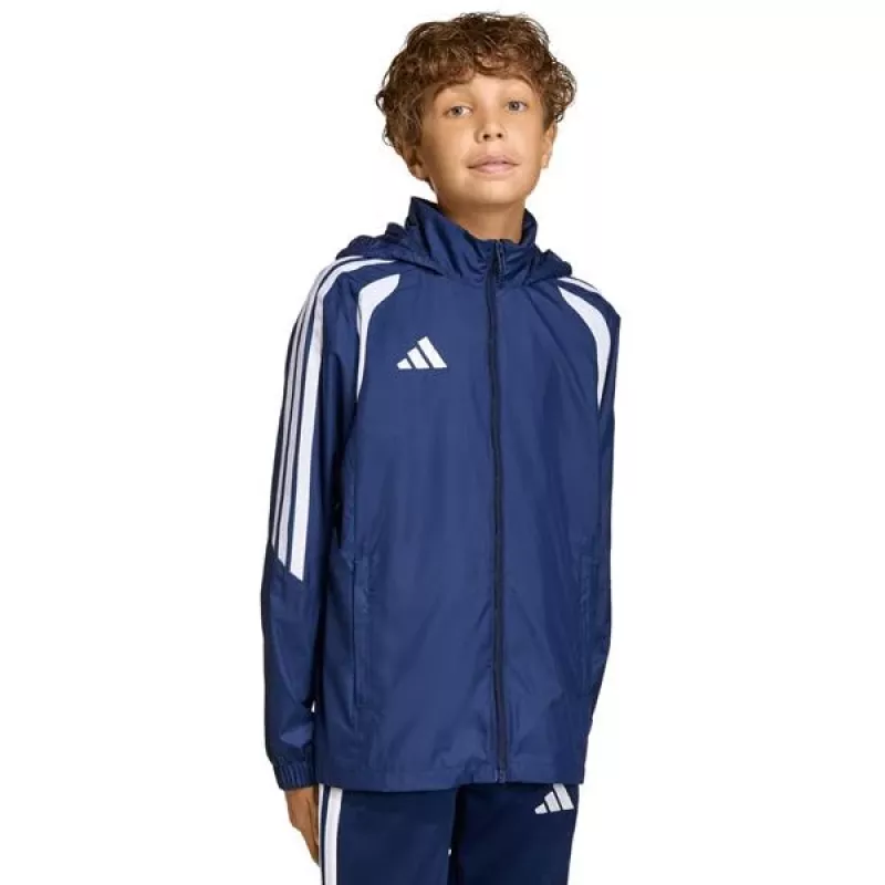 Casaco corta-vento adidas Tiro 26 League criança azul-marinho JY9725 164cm