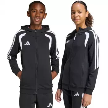 Sweatshirt com capuz e fecho completo adidas Tiro 26 League criança preto KF3324 164cm