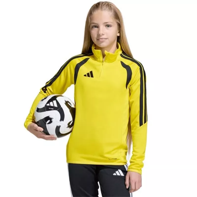 Sweatshirt de treino adidas Tiro 26 League criança amarelo-preto JY7158 152cm