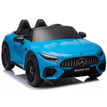 Carro a bateria Mercedes AMG SL63 pintado de azul