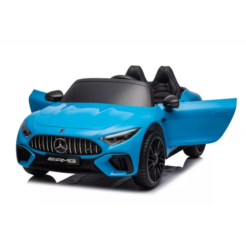 Carro a bateria Mercedes AMG SL63 pintado de azul