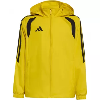 Casaco corta-vento adidas Tiro 26 League criança amarelo KT2425 152cm