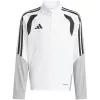 Sweatshirt de treino adidas Tiro 26 Competition Top criança branco-cinzento KA7577 164cm