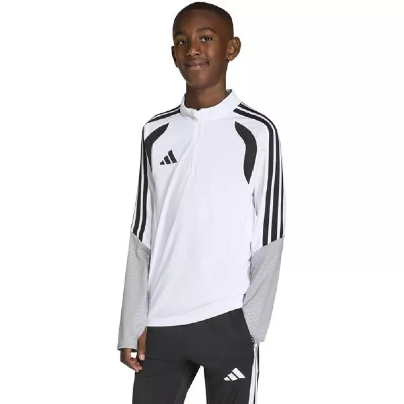 Sweatshirt de treino adidas Tiro 26 Competition Top criança branco-cinzento KA7577 164cm
