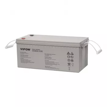 VIPOW BAT0419 Bateria de gel 12V 200Ah – Deep-Cycle VRLA para solar, UPS e telecomunicações