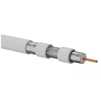 Cabo coaxial A-LAN Alantec RG6, B2ca, LSOH tripla blindagem 75 Ohm