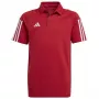 T-shirt criança adidas Tiro 23 Competition Cotton Polo vermelho HI4715 152cm