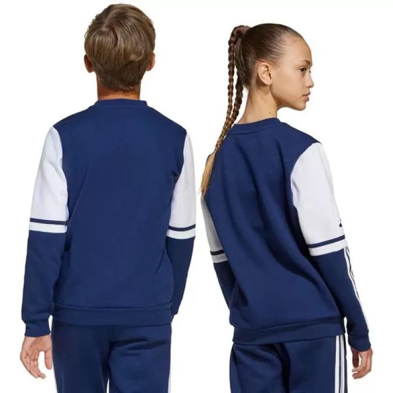 Sweatshirt de criança adidas Squadra 25 Sweat Crew azul-marinho JD4814 164cm