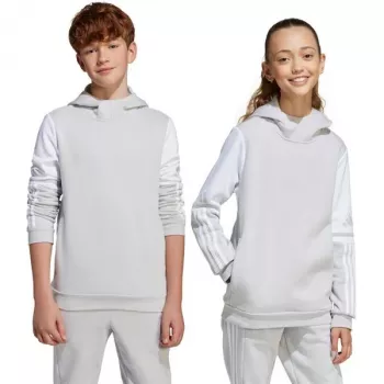Sweatshirt de criança adidas Squadra 25 Sweat Hoody cinzento JD4808 152cm